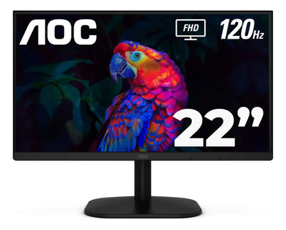 Monitor Aoc 22b35hm23 Led Full Hd 22 120hz Con Hdmi Y Vga Negro