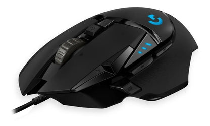 Mouse Gaming Logitech G502 Hero/inalámb/usb/rgb/pesas/910-00 Color Negro